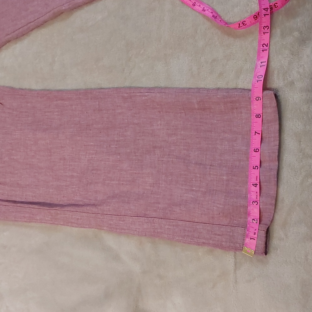 Athleta Cabo Linen Wide Leg Pants Womens Size 2P - Picture 6 of 9